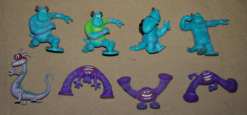 Coleccion Monsters University Grezon Tipo Kinder 13 Figuras (Usado)