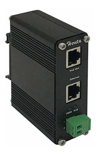 Inyector Gigabit Poe Industrial Endurecido Con Entrada De 12