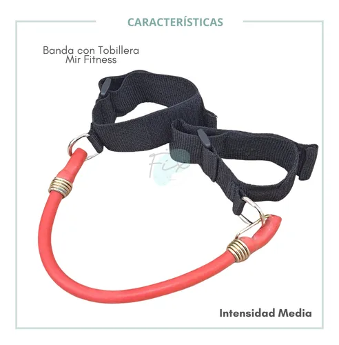 Banda Elastica Con Tobilleras Gym Funcional Abductores Mir