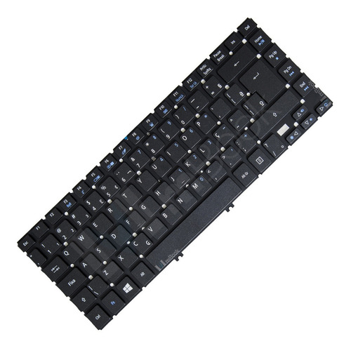 Teclado Para Acer Aspire R7-572-5420 R7-571g Br Com Led Cor Preto
