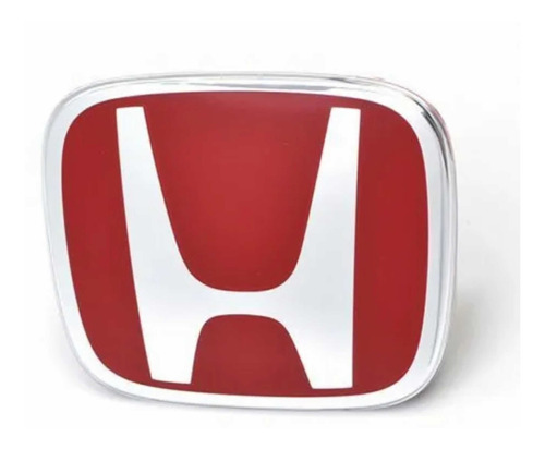 Emblema Frontal Honda Civic Rojo Versión Si 2006-2009