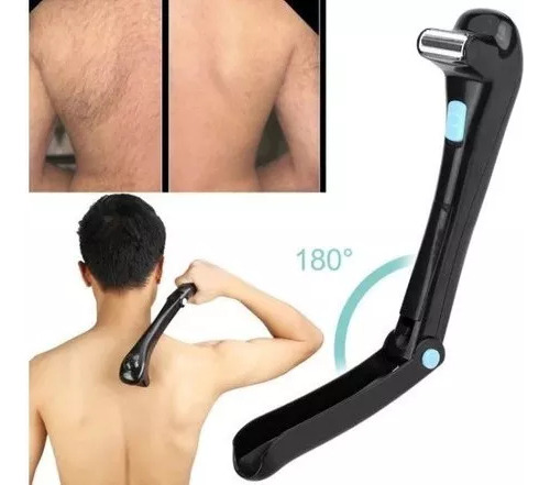 Removedor De Pêlos Elétrico Masculino Para Costas Com Escova