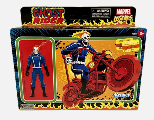 Marvel Legends Kenner Retro Series Ghost Rider Con Moto