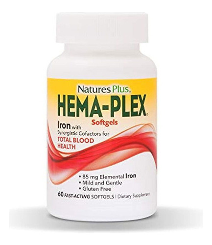 Naturesplus Hema-plex Softgels (paquete De 3) - 85 Mg Elemen