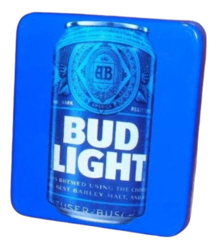 Billetera Bud Light Importada Mas Llavero