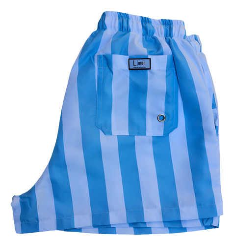 Short Hombre Azul Argentina Celeste M