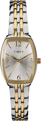 Timex Classic 21 Mm Reloj De Pulsera Para Mujer, Dos Tonos, 