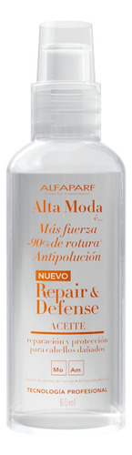 Aceite Hair Repair & Defense Alfaparf Alta Moda 60ml