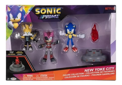 Sonic Prime Pakc De 4 Figuras 