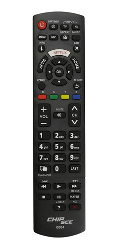 Controle Remoto Compativel Panasonic Tc-58dx700b - Netflix