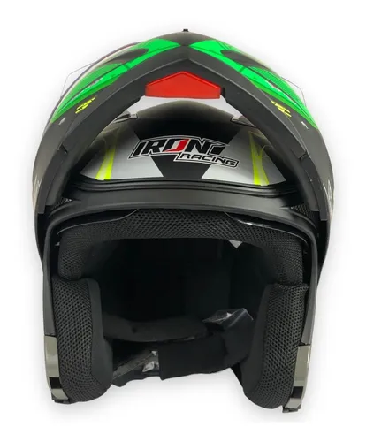 Casco iron racing verde sale