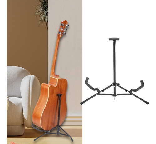 Un Marco De Metal Universal Plegable Soporte De Guitarra