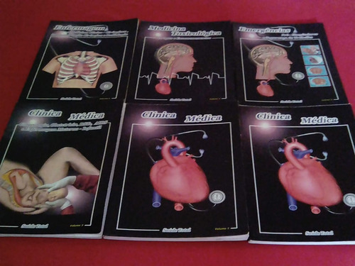 Colecao Livros Clinica Medica 6 Volumes Em Exx Estado 