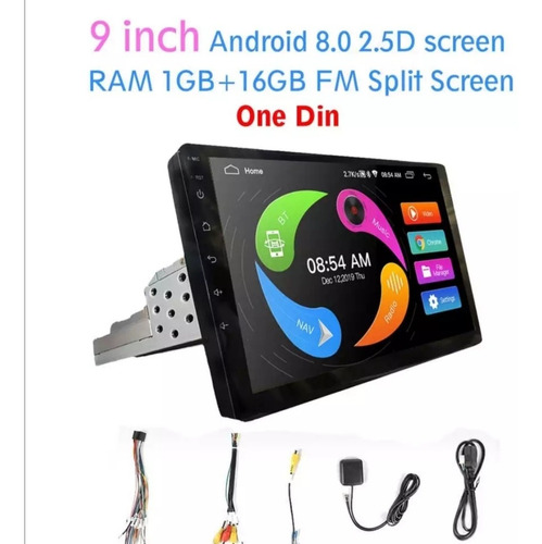 Radio Android 1 Din Wifi Gps 9''