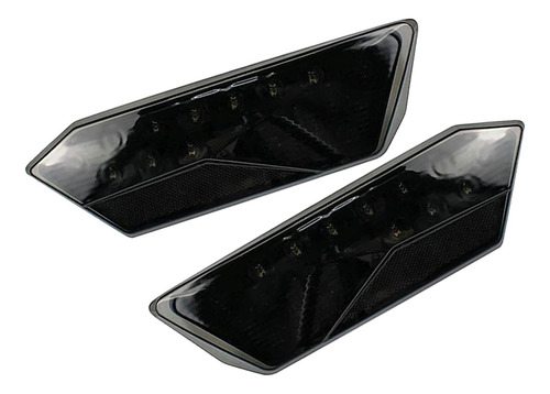 2 Luces Traseras Compatible Con Polaris Rzr 900 1000 Negro