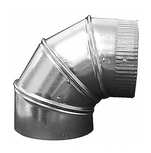 Ducto Codo 90° Lamina Galvanizada 10ø C.24