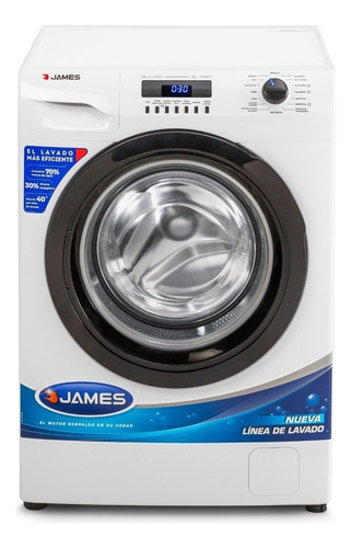 Lavarropas Automatico James Carga Frontal Lr 7100 Plus 7 Kg Color Blanco
