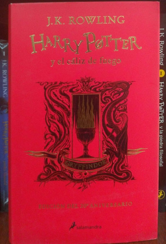 Harry Potter Y El Cáliz De Fuego Gryffindor Ed. Del 20 Aniv.