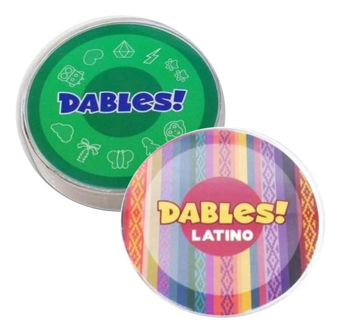 Combo Dables + Dables Latino Juego De Cartas Redondas