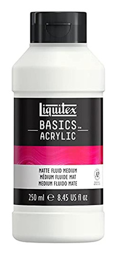 Liquitex Basics Matte Fluid Medium, Botella De 250 Ml (8,4 O
