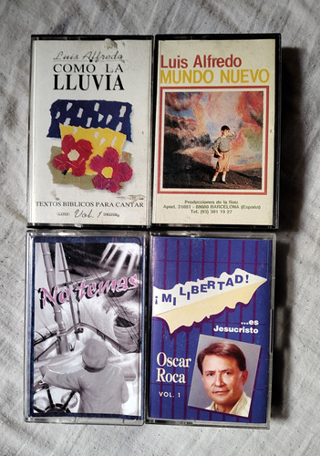 Luis Alfredo Diaz /otros - Lote X 4 Cassettes 
