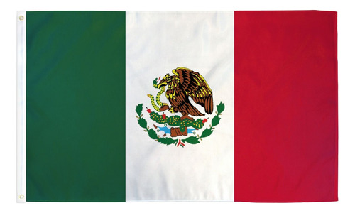 Bandera De México 60 Cm X 40 Cm 