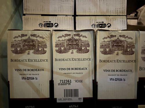 Vino, Châteaux Les Acacias, Bordeaux, 6 Botellas 2016, 750ml