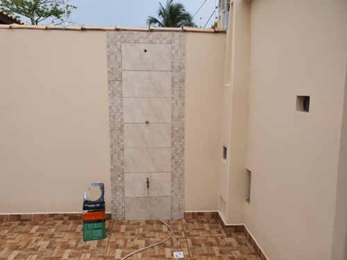 Imagem 8 de 15 de Casa Com Piscina Na Praia À 1.350 Metros Do Mar, No Balneário Tupy, Em Itanhaém, Com Churrasqueira E Lavandaria