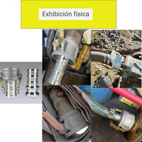 Conexión Rápida Motobomba Aluminio 2 Pulgadas Hembra Y Macho