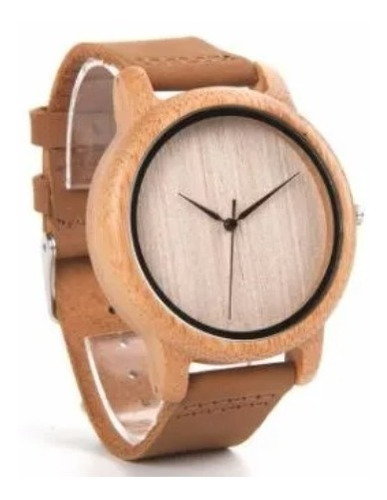 Reloj unisex Bobo Bird Bamboo A19 de madera limpia