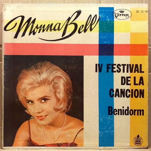 Monna Bell - Iv Festival Cancion Benidorm - Lp Peru 1962 