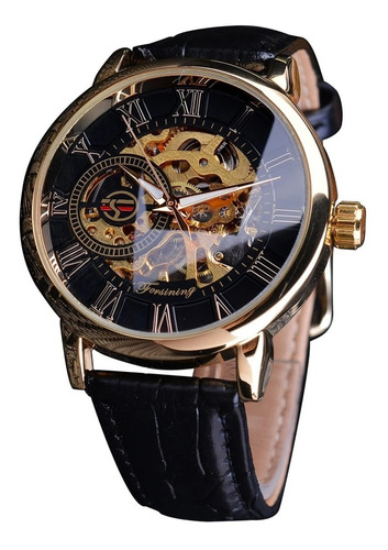 Reloj Hombre Vintage Lujo. Mecánico, Modelo Esqueleto. 