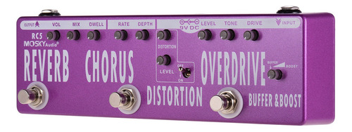 Pedal De Efectos Multiefectos True Chorus Reverb Rc5