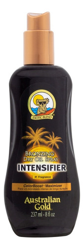 Bronzeador Óleo Seco Spray Intensifier Australian Gold Exotic Blend Frasco 237ml