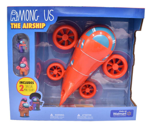 Just Toys Llc Juego De Dirigible Among Us Con Mini Figuras