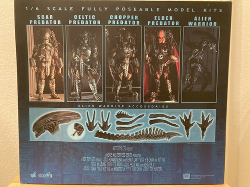 Hot Toys Sideshow Avp Alien Warrior Figure Special Edition (Usado)