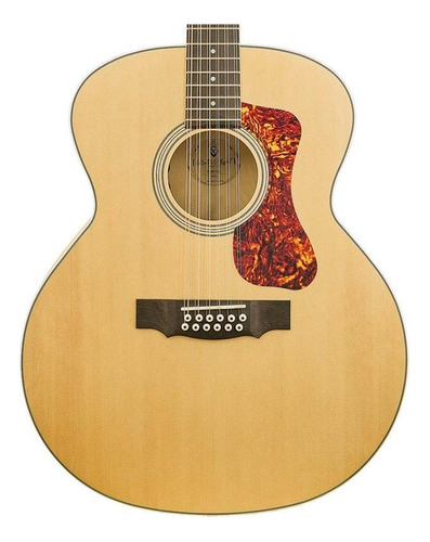 Violão 12 Corda Guild F-2512e Maple Blonde Eletrico Acustico