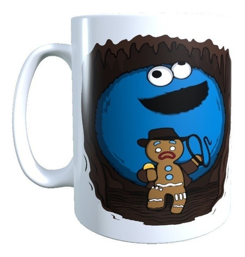 Taza Comegalletas Hombre Jengibre Version Indiana Jones