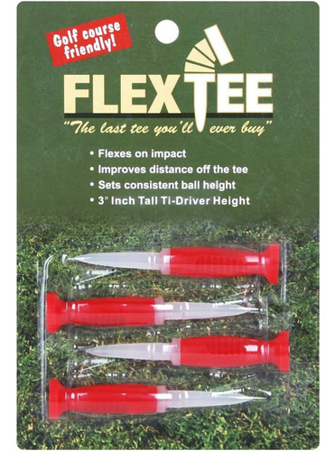 Tees De Golf Flexibles Tourgear/hireko Flextee (paquete...