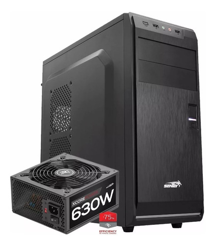 Fuente Sentey Xcp630w Real + Gabinete Pc Sentey G28 Power Atx