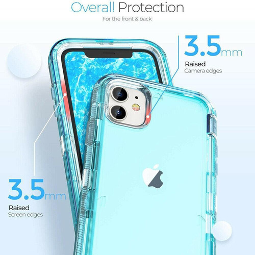 Funda De Protectora Para iPhone Carcasa De Silicona Cristal