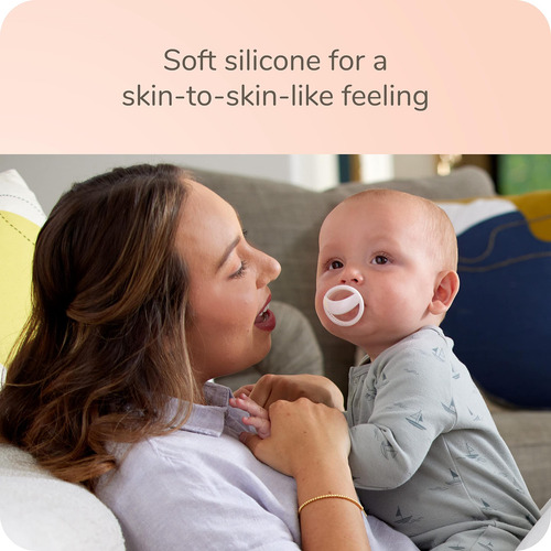 Chupete Nuk For Nature Simply Natural, De Silicona, 0-6 M