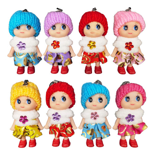 8 Muñecas Pequeñas Encantadoras, Mini Muñeca De Princesa.