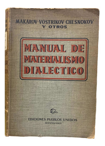 Manual De Materialismo Dialéctico Makarov - Vistrikov -otros