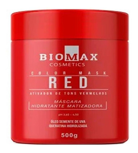 Tratamento Matizador Red Ativador De Tons Vermelhos 500 Gr