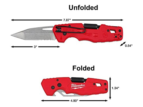 Milwaukee Fastback Cuchillo Utilitario Plegable Con Hoja Mul
