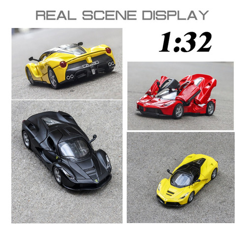 Y Ferrari Laferrari Supercars Miniatura Abre Puertas