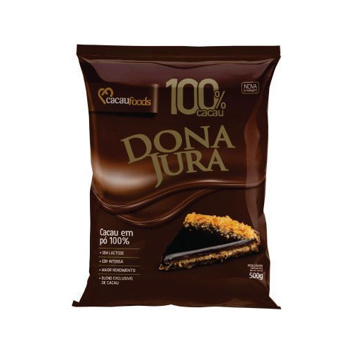 3 Chocolate Em Pó 100% Cacau Foods 500gr