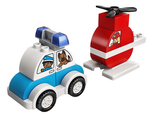 Imagen 2 de 3 de Lego Duplo Mi Primer Helicóptero Bombero
