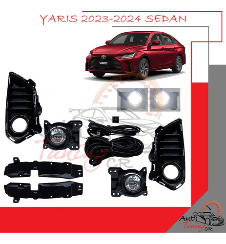 Halogenos Led Toyota Yaris 2023-2024 Sedan